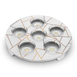 Outlet Godinger Abstract Lines Seder Plate
