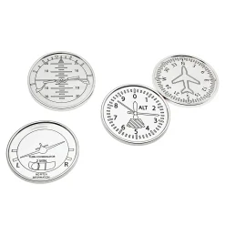 Sale Godinger Airplane Coaster Set