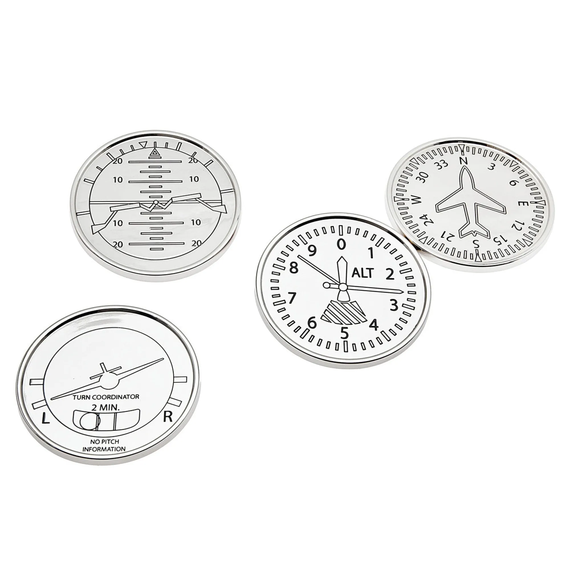 Sale Godinger Airplane Coaster Set