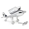 Outlet Godinger Airplane Wine Bottle Holder with Corkscrew