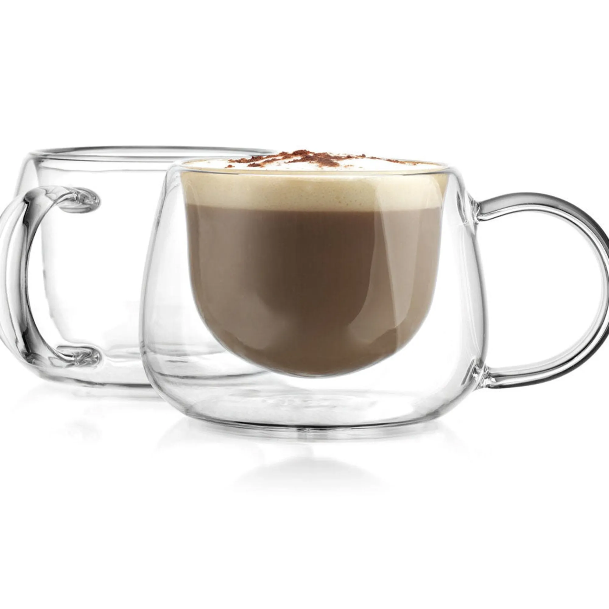 Godinger Alesia Tea Double Wall Cup, Set of 2
