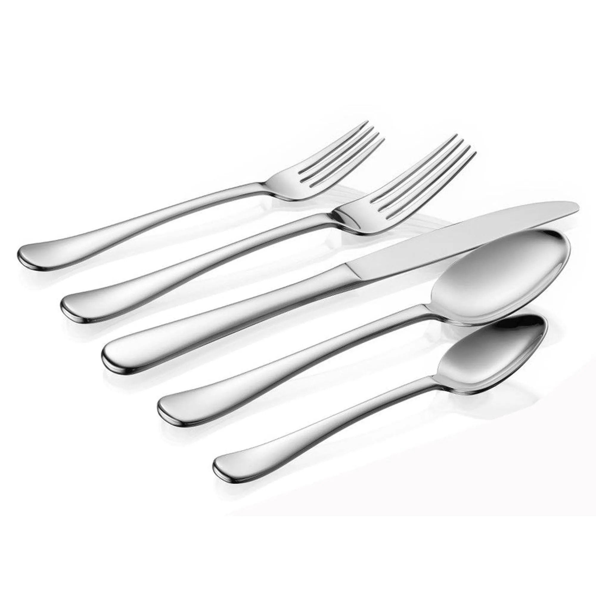 Clearance Godinger Arlo Mirrored 18/10 Stainless Steel 20 Piece Flatware Set, Service For 4