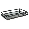 Discount Godinger Aspen Gunmetal Mirrored Serving Tray