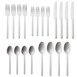 Sale Godinger Atlas Mirrored 18/0 Stainless Steel 20 Piece Flatware set, Service for 4