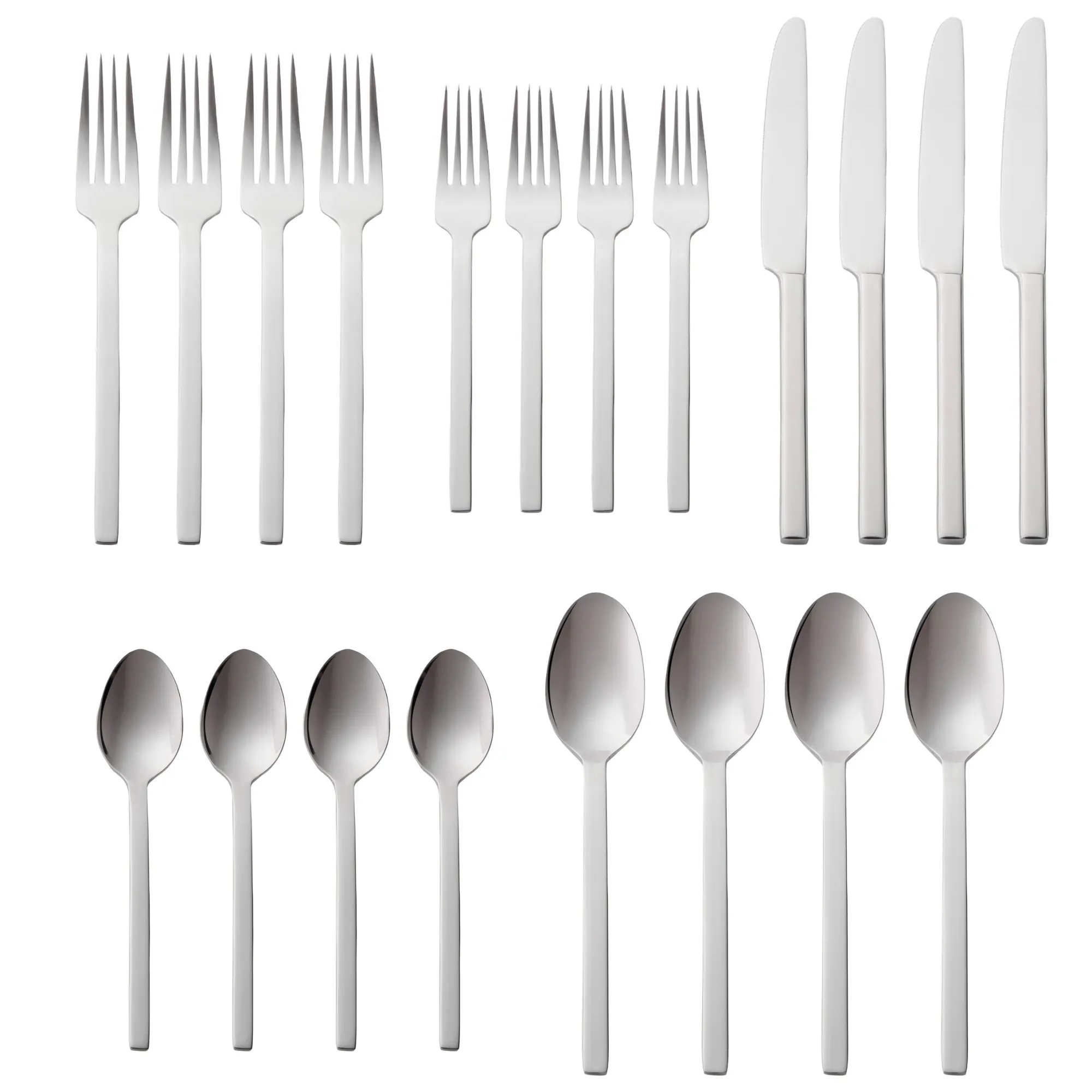 Sale Godinger Atlas Mirrored 18/0 Stainless Steel 20 Piece Flatware set, Service for 4