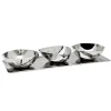 Hot Godinger Auburn Serving Tray & Appetizer Bowls