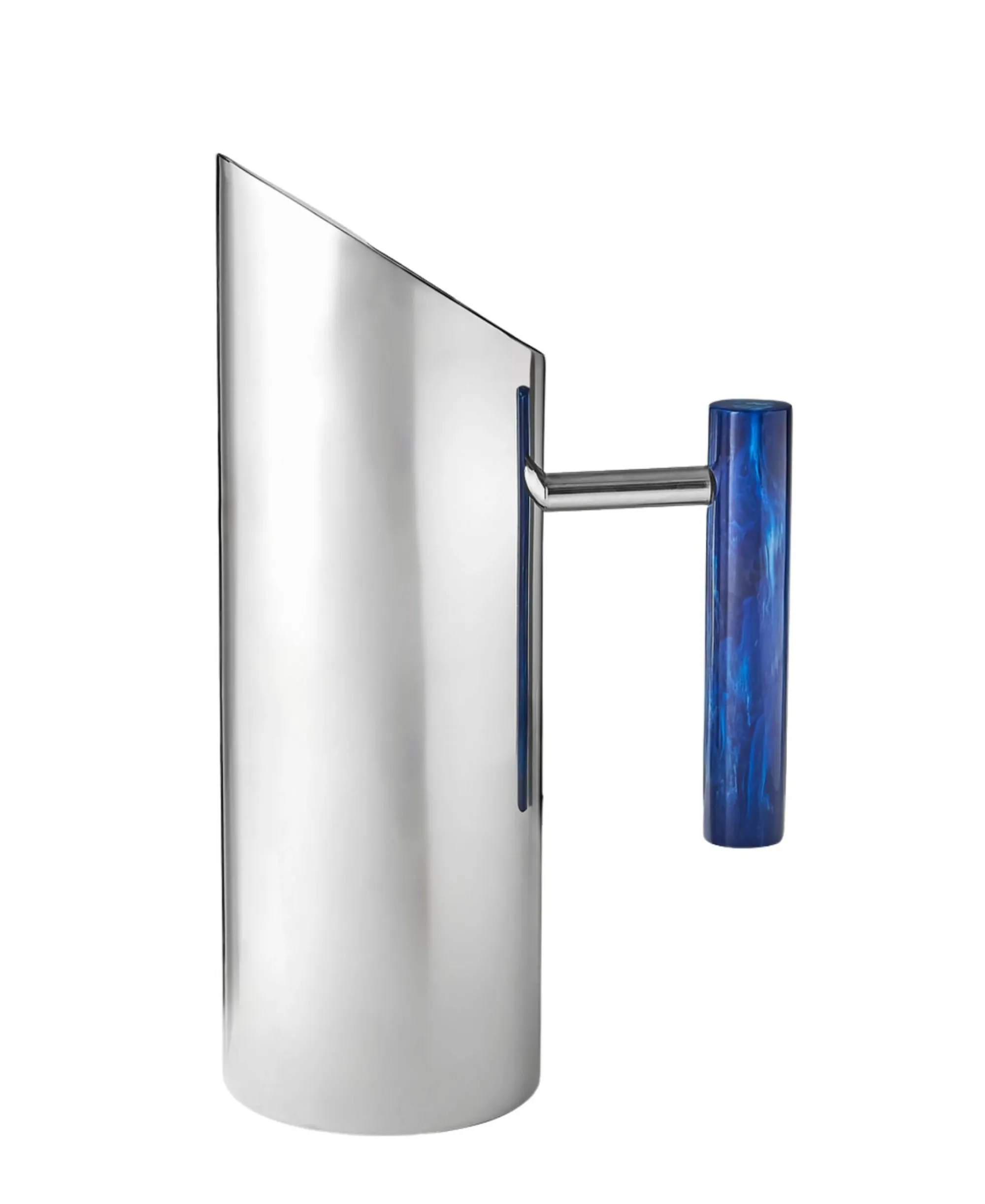 Discount Godinger Azure Blue Resin & Stainless Steel Pitcher