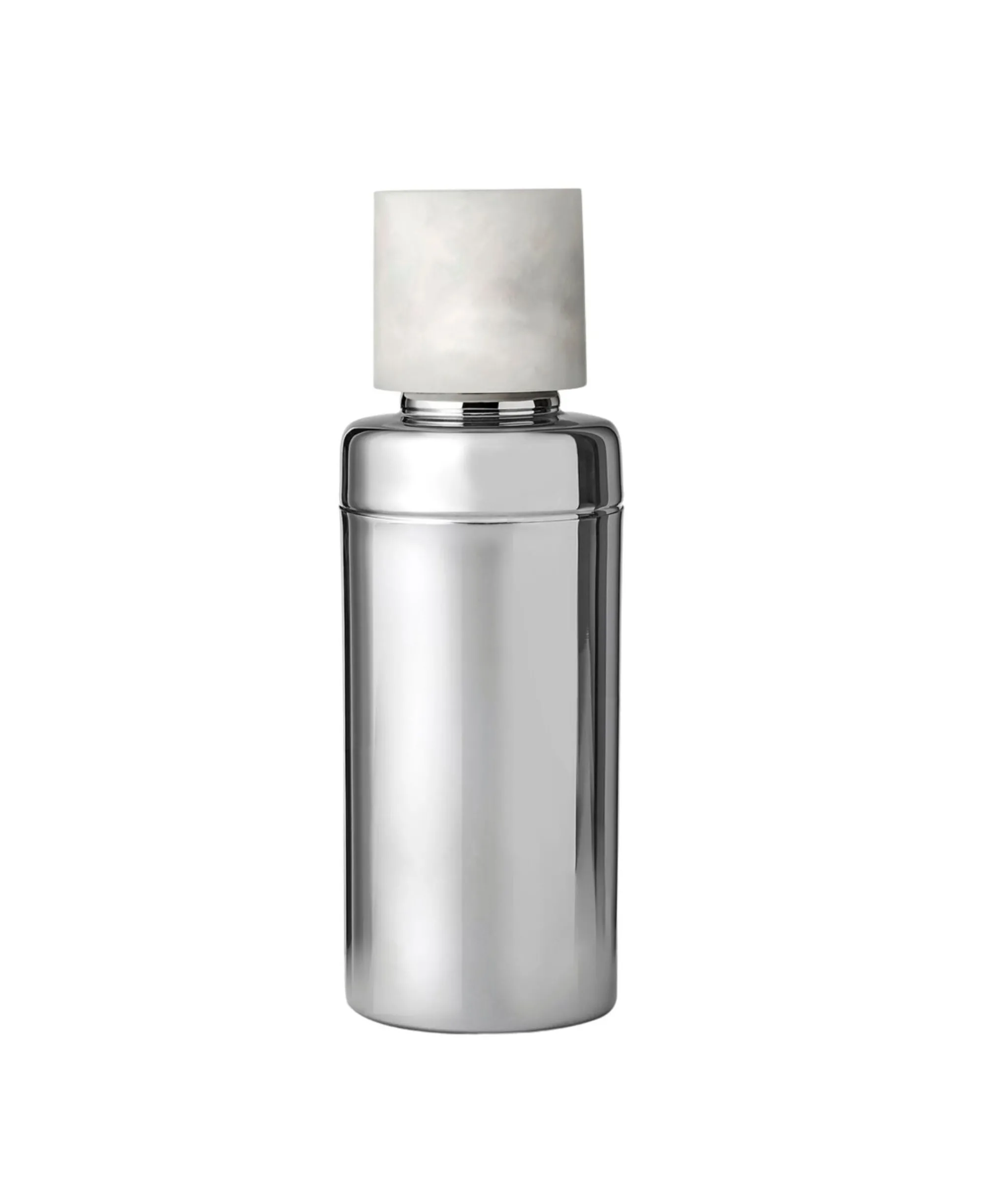 Clearance Godinger Azure Matte White Resin & Stainless Steel Cocktail Shaker
