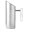 Best Godinger Azure Matte White Resin & Stainless Steel Pitcher