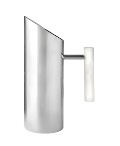Best Godinger Azure Matte White Resin & Stainless Steel Pitcher