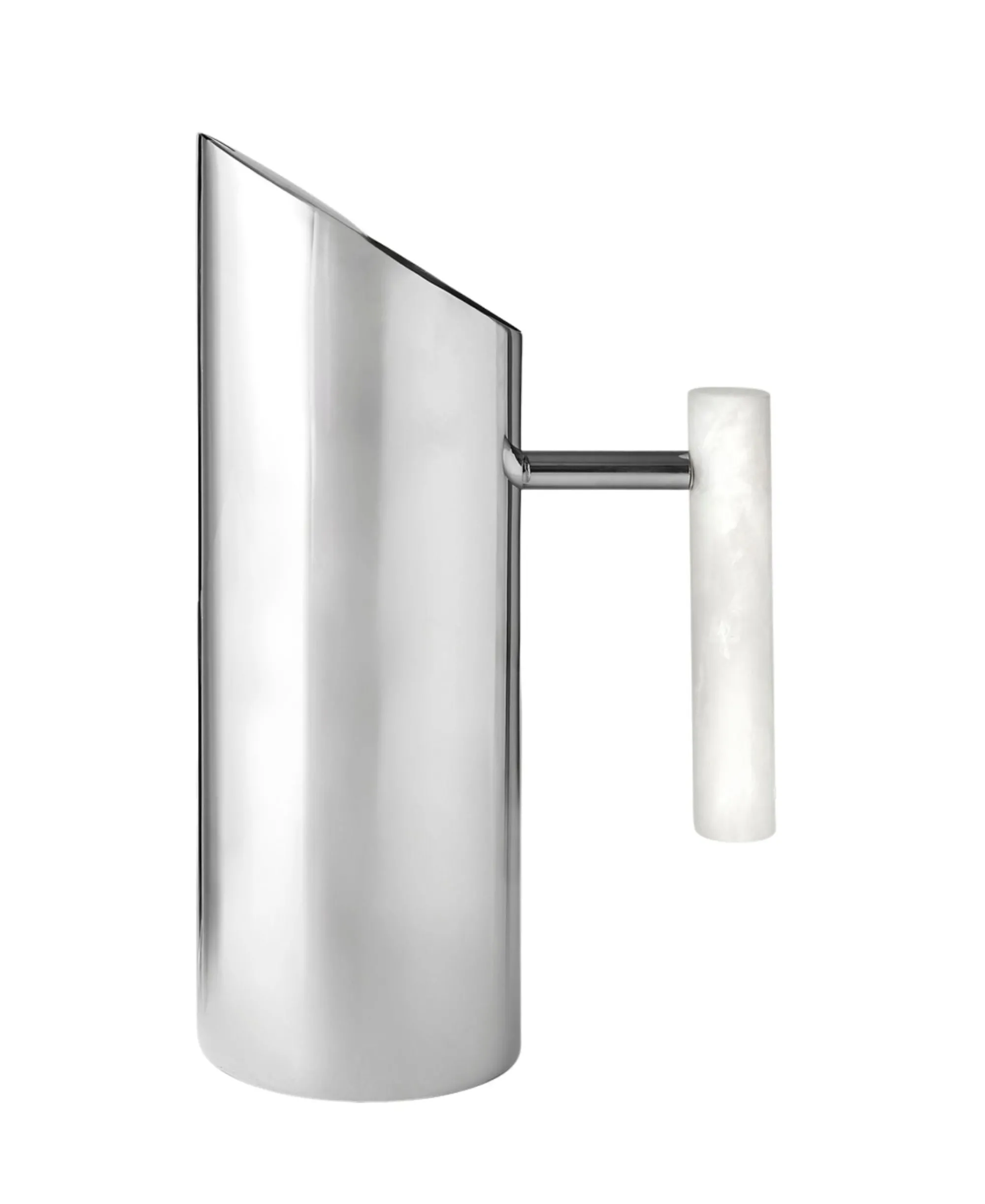 Best Godinger Azure Matte White Resin & Stainless Steel Pitcher