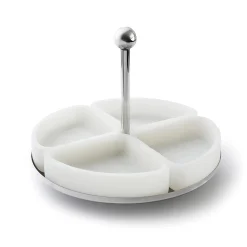 Online Godinger Azure Matte White Sectional Serveware Stand