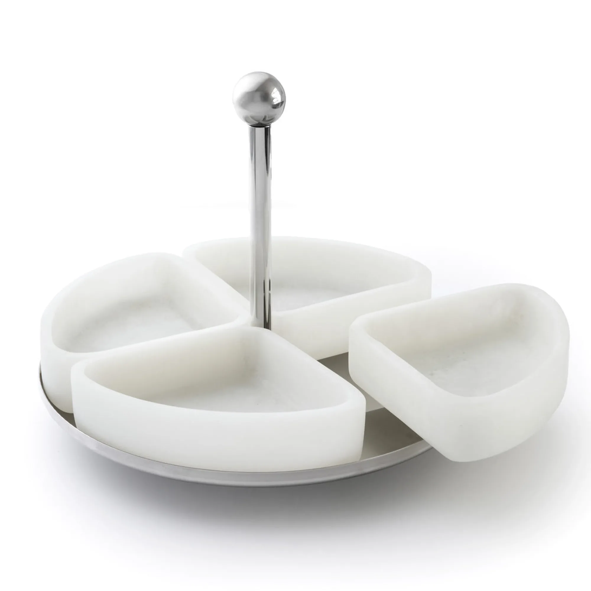 Online Godinger Azure Matte White Sectional Serveware Stand