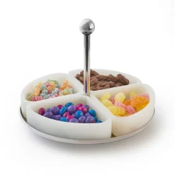 Online Godinger Azure Matte White Sectional Serveware Stand