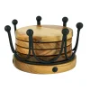 Clearance Godinger Black Crown Coaster Set
