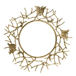 Hot Godinger Butterfly Gold Charger Plate