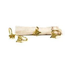 Online Godinger Butterfly Napkin Ring Set