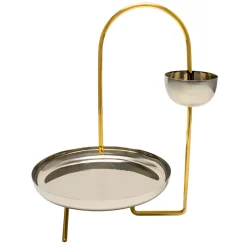 Clearance Godinger Calder Gold Serving Stand