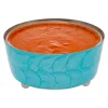Best Godinger Capri Blue Relish Dip Cover Bowl