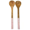 Godinger Capri Pink Salad Server Set