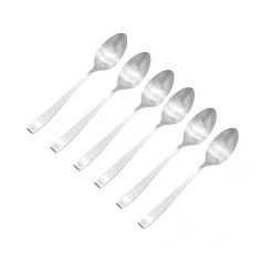 Outlet Godinger Chisel Matte 18/0 Stainless Steel Teaspoon, Set of 6