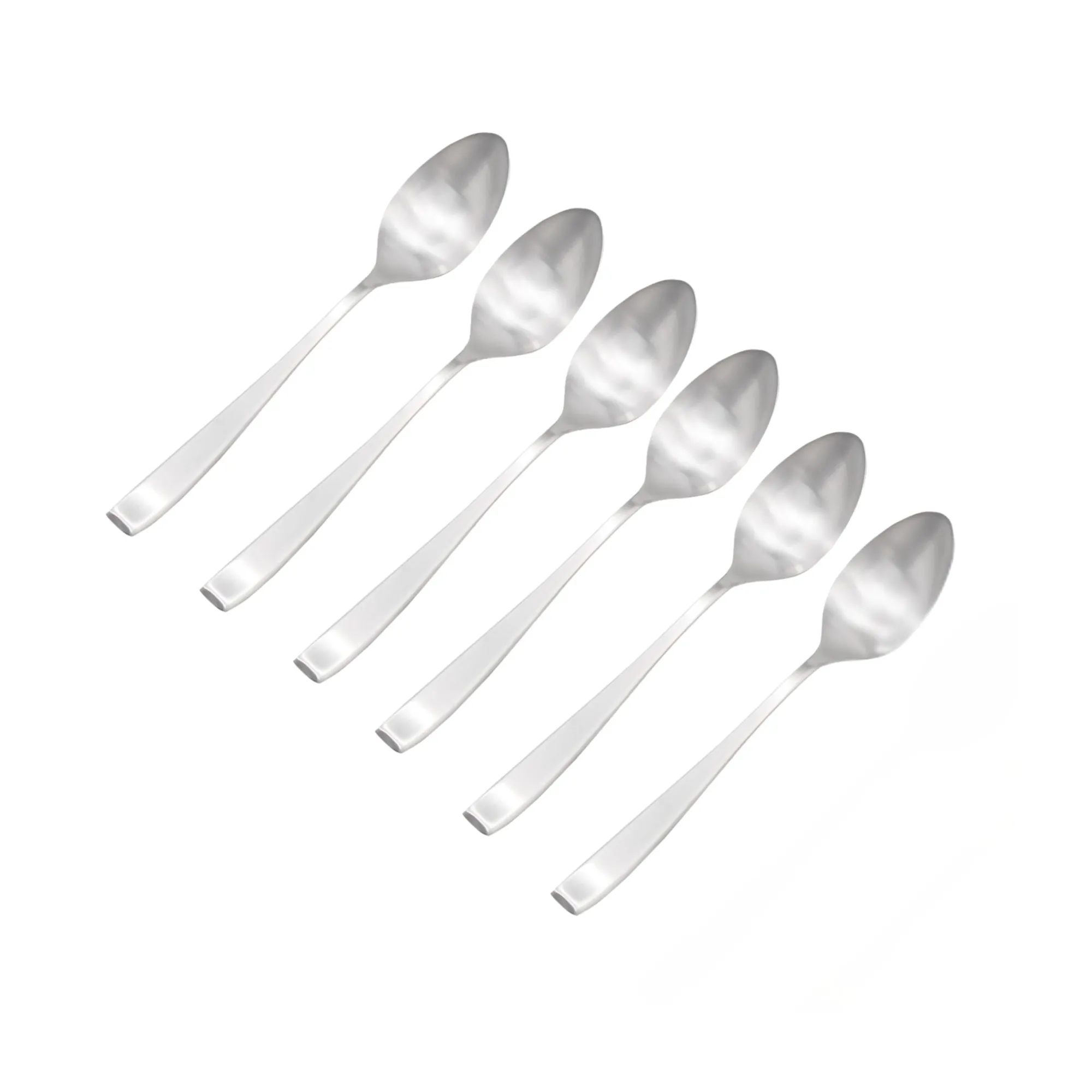 Outlet Godinger Chisel Matte 18/0 Stainless Steel Teaspoon, Set of 6
