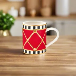 Best Godinger Christmas Checkered Drum Mug