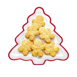 New Godinger Christmas Tree Serving Tray