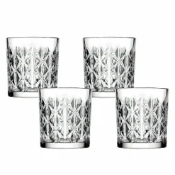 Clearance Godinger Claredon Double Old Fashion Glass, Set of 4