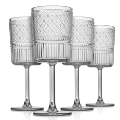 Hot Godinger Claro Acrylic Clear Goblet, Set of 4