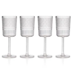 Hot Godinger Claro Acrylic Clear Goblet, Set of 4