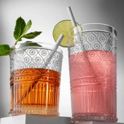 Outlet Godinger Claro Acrylic Highball & Double Old Fashion, Set of 12