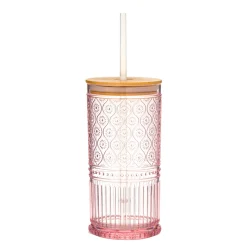 Hot Godinger Claro Acrylic Pink Travel Tumbler, Set of 4