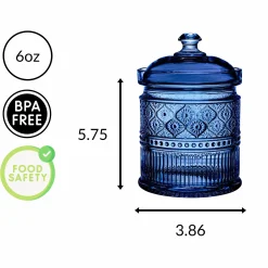 Online Godinger Claro Blue Canister Small