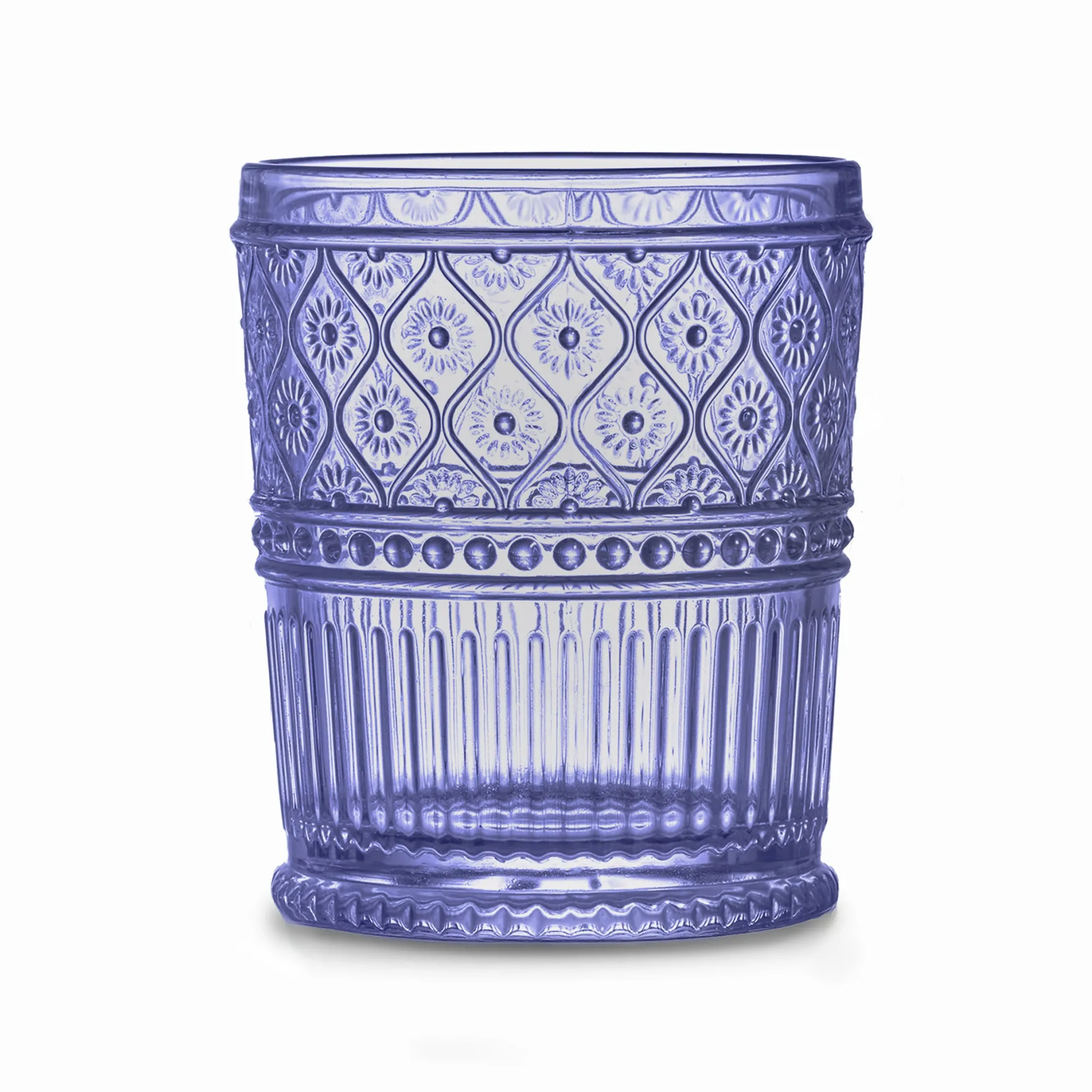 Online Godinger Claro Blue Double Old Fashion, Set of 4