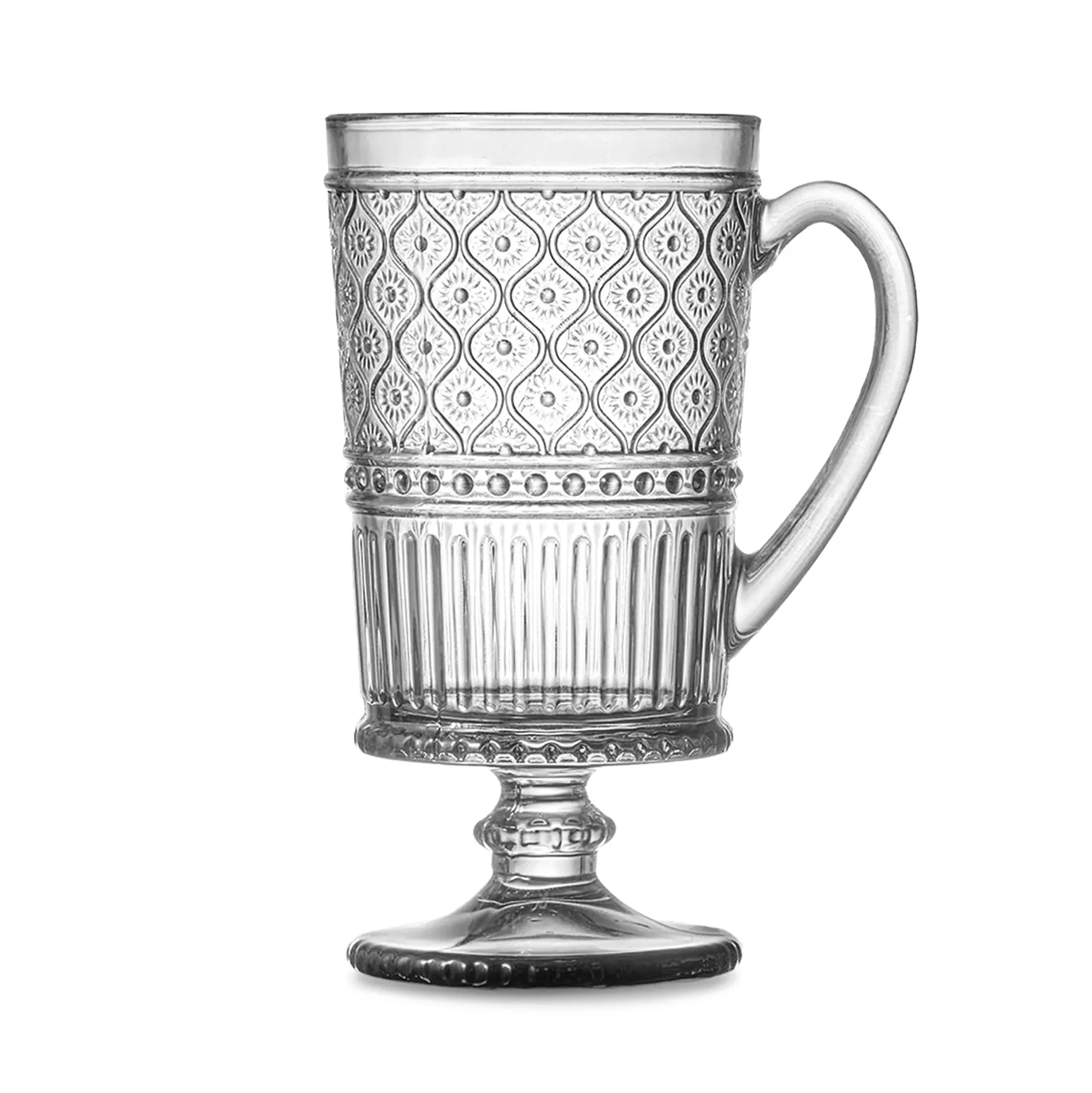 Sale Godinger Claro Footed Coffee Mug, Set of 4