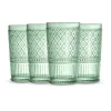 Outlet Godinger Claro Green Highball, Set of 4