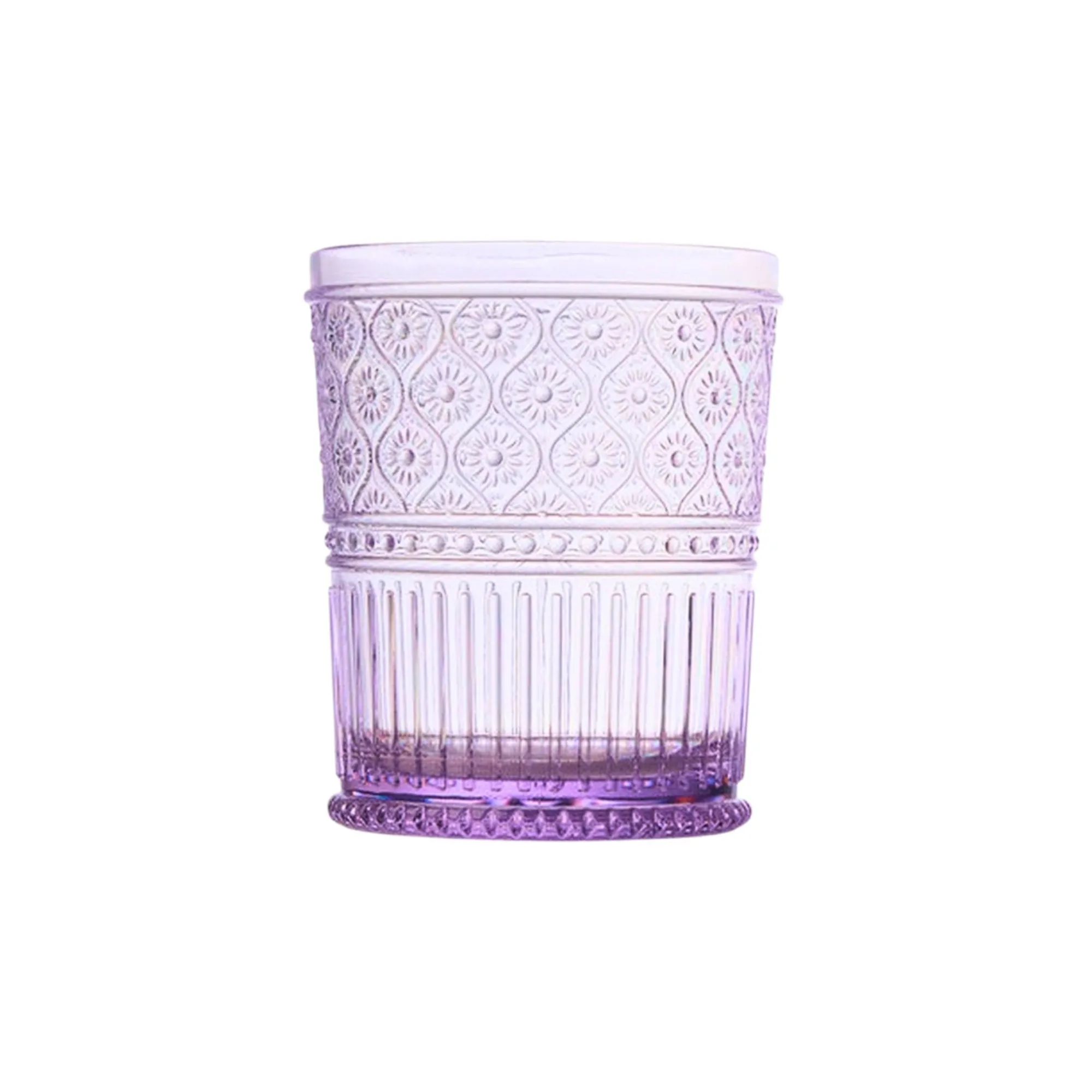 Sale Godinger Claro Lavender Acrylic Double Old Fashion, Set of 4