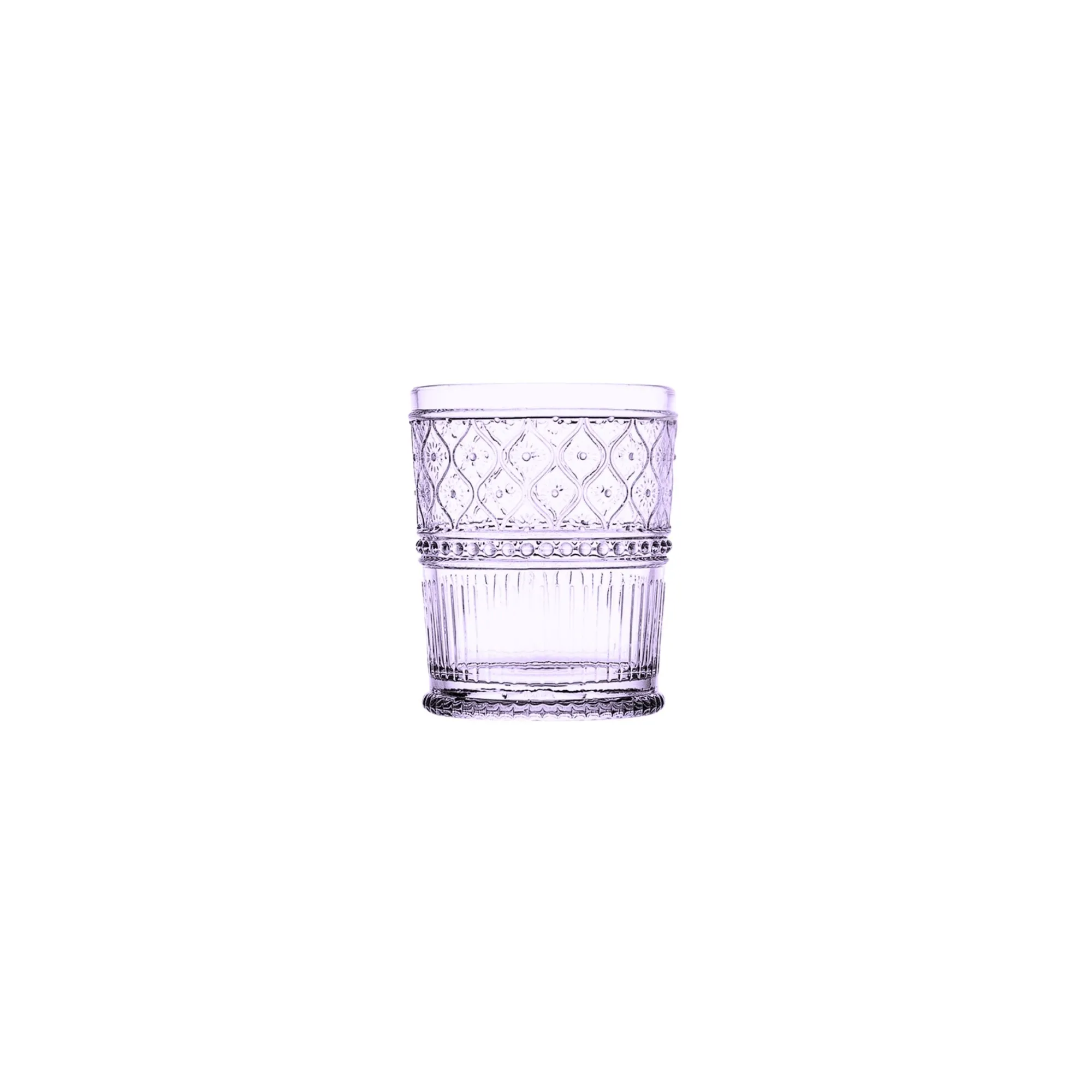 Discount Godinger Claro Lavender Double Old Fashion, Set of 4