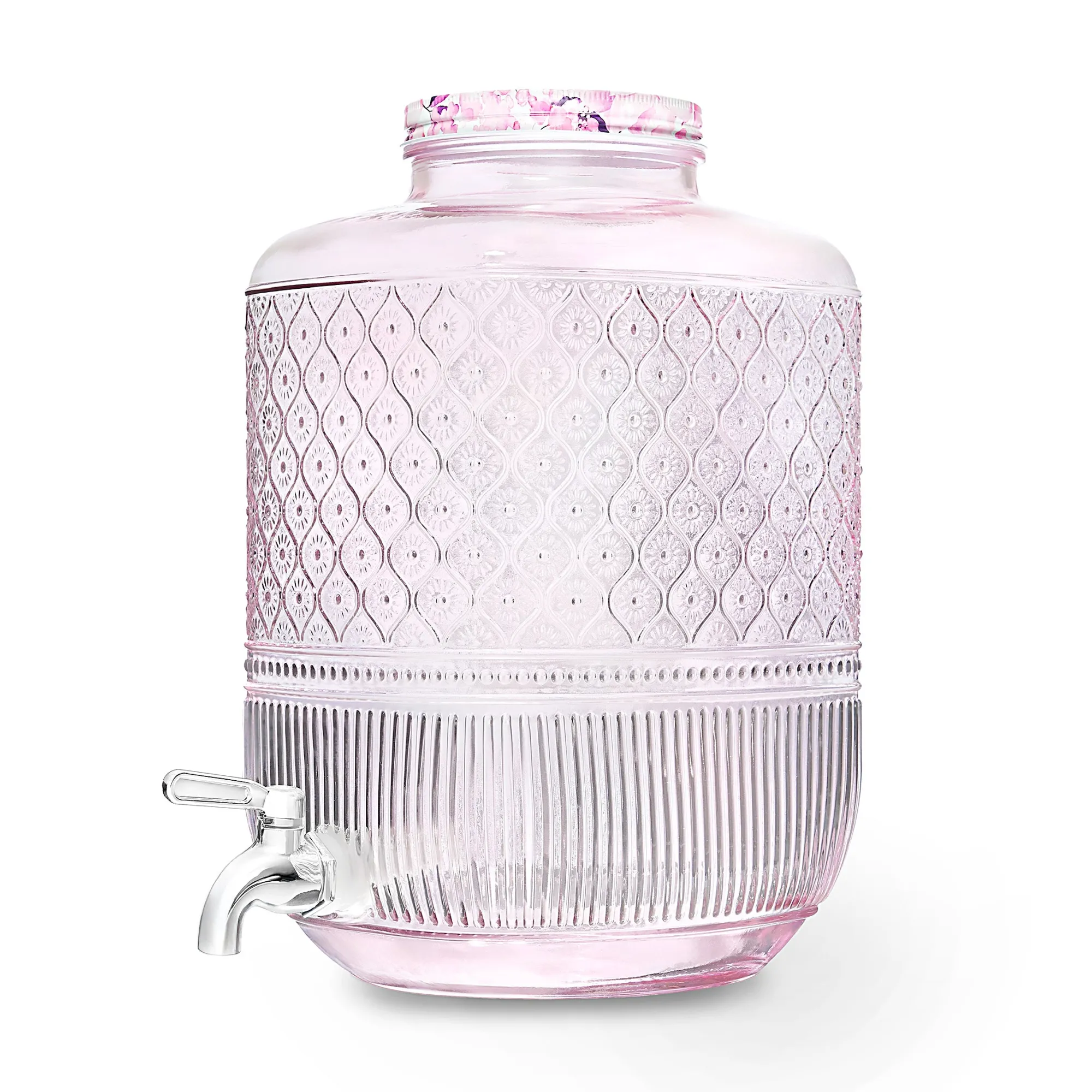 Clearance Godinger Claro Pink Beverage Dispenser