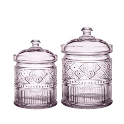 Outlet Godinger Claro Pink Canister Small