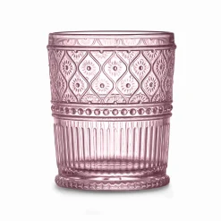 Sale Godinger Claro Pink Double Old Fashion, Set of 4