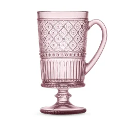 Hot Godinger Claro Pink Footed Coffee Mug, Set of 4