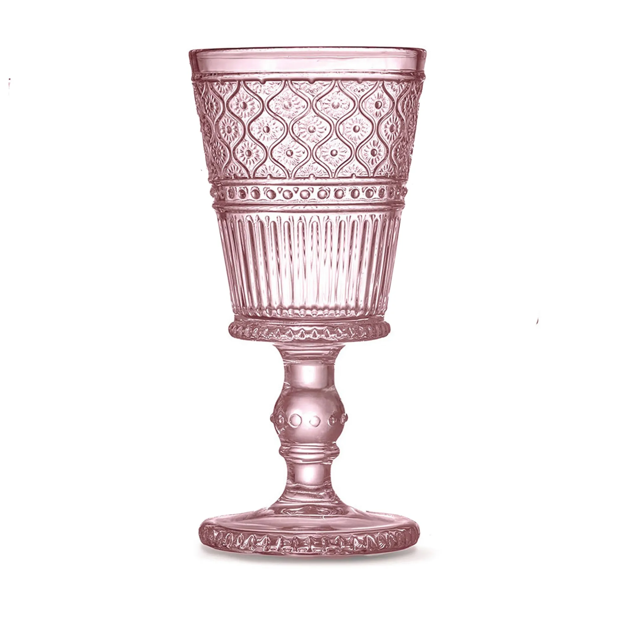 Sale Godinger Claro Pink Goblet, Set of 4