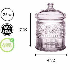 Hot Godinger Claro Pink Medium Canister