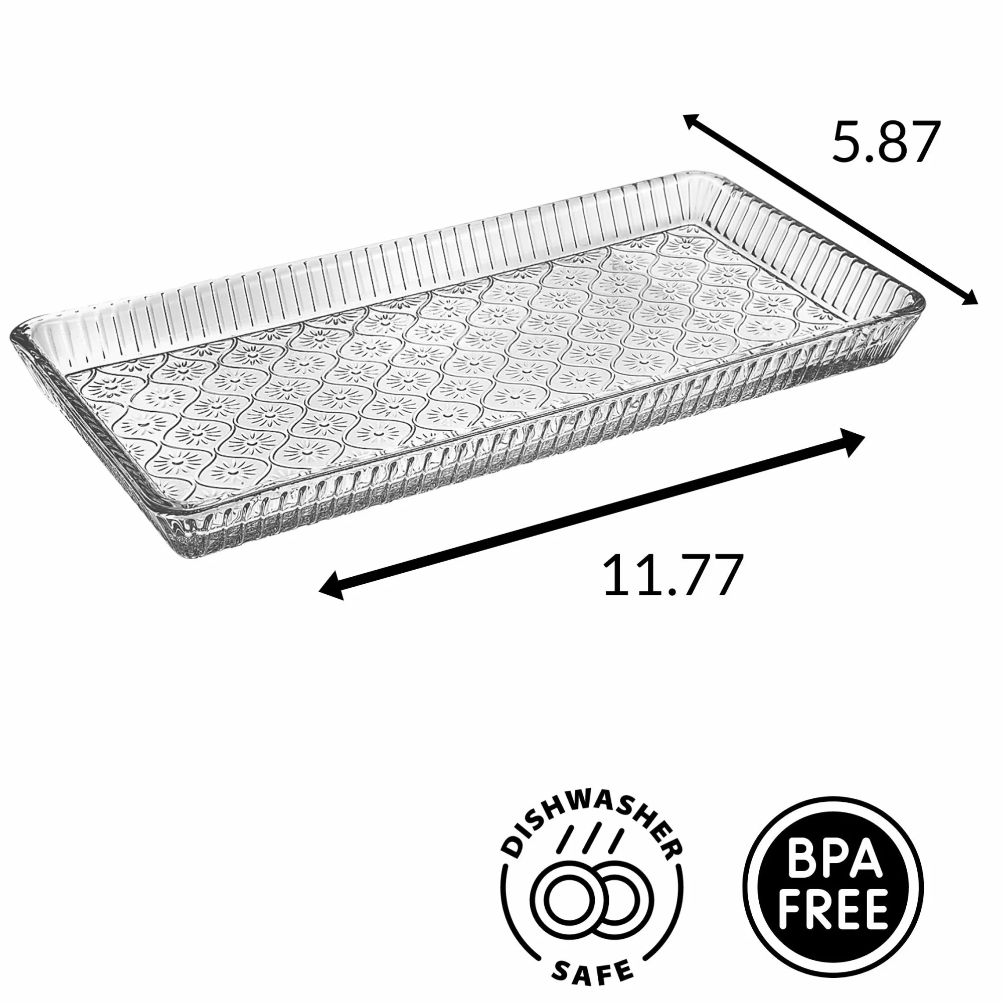 Online Godinger Claro Serving Tray