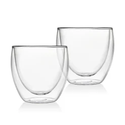 Best Godinger Coffee Double Wall Espresso Tumbler Small, Set of 2