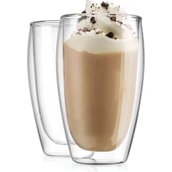 Clearance Godinger Coffee Double Wall Tumbler Large, Set of 2