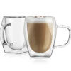 Best Godinger Contessa Cappuccino Double Wall Mug, Set of 2
