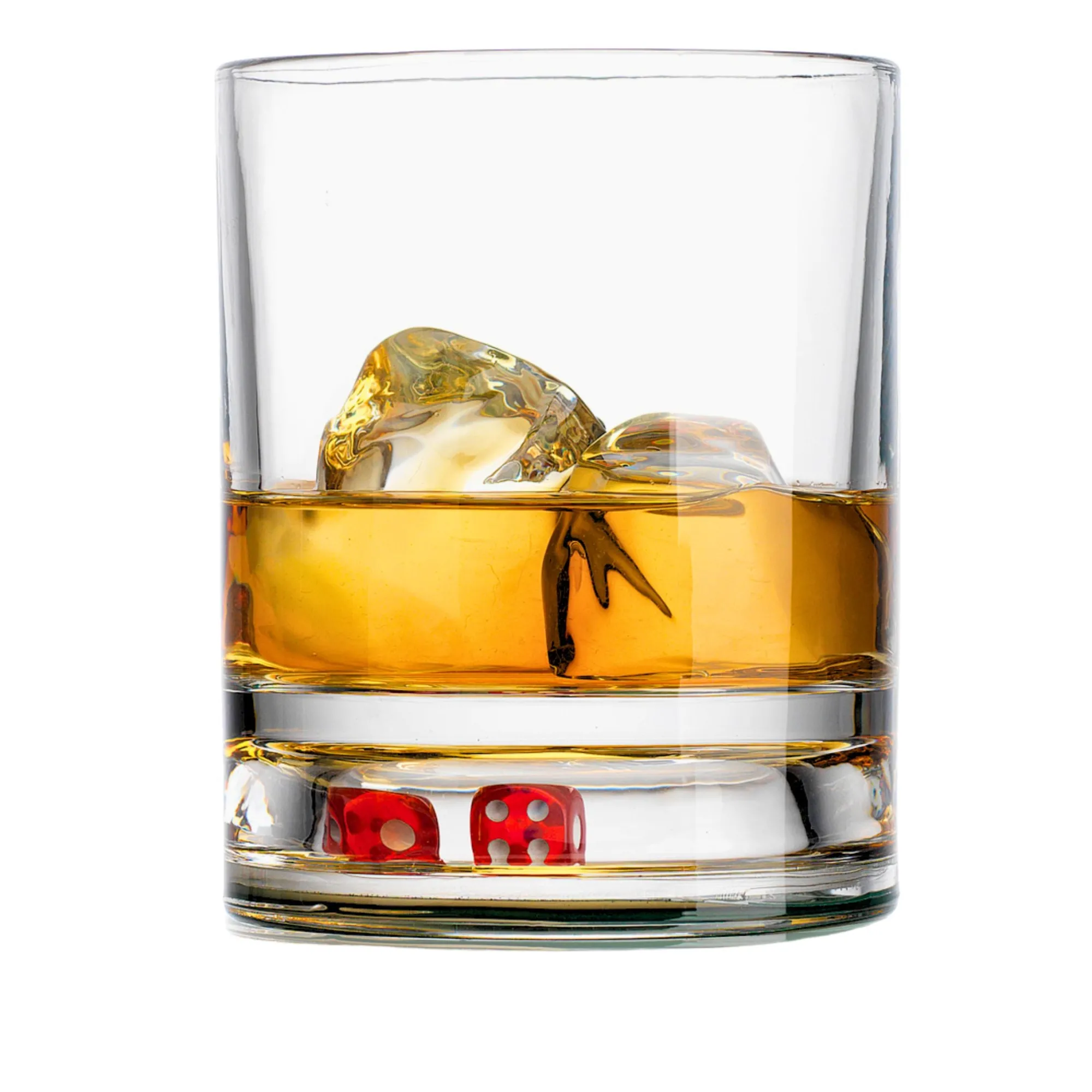 Hot Godinger Craps Shoot Double Old Fashion, Set of 2